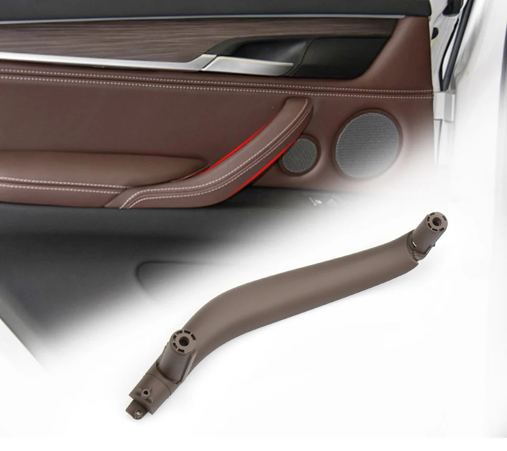 Left Right Single Car Inner Door Handle Interior Door Inside ABS Pull Handle Trim for BMW X5 X6 F15 F16 2014-2018