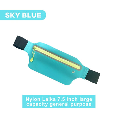 Sports waist pack Multi-functional outdoor running mobile phone men's and women's fitness waterproof invisible pocket ultra-thin