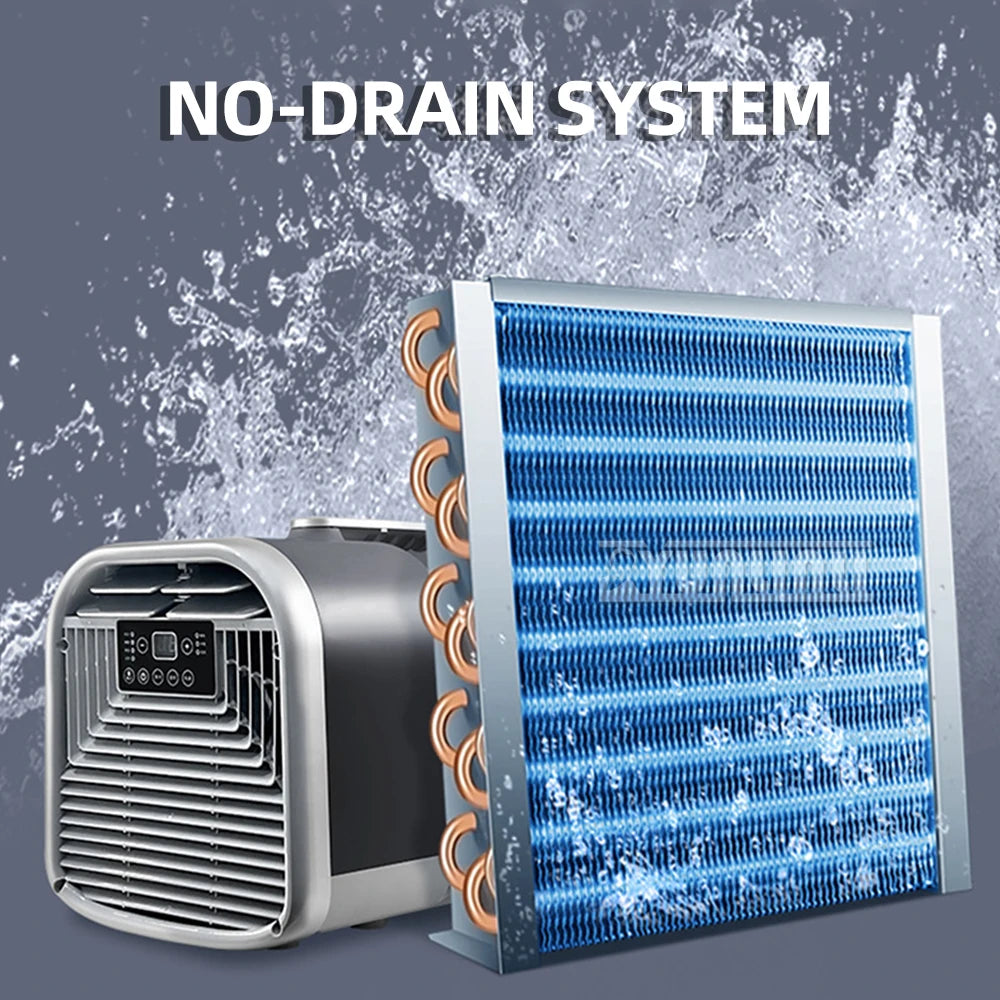 Mobile Air Conditioner Mobile Compressor Airconditioning Portable Camping Outdoor Low Consumption Conditioner