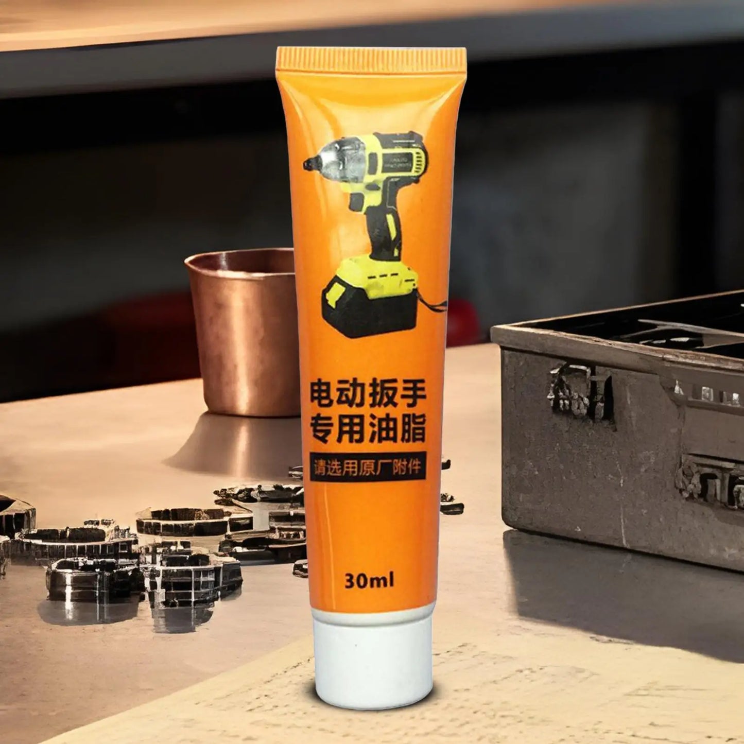 High Temp Grease Electric Wrench Lubricating Oil Multi Purpose Lubricant High Temperature Resistance for Tool Pick Hammer Men