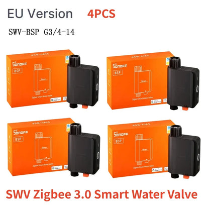 SONOFF SWV SONOFF Water Valve SWV-BSP Faucet Smart Irrigation Controller Systerm Timer App Voice Control Via Alexa Google