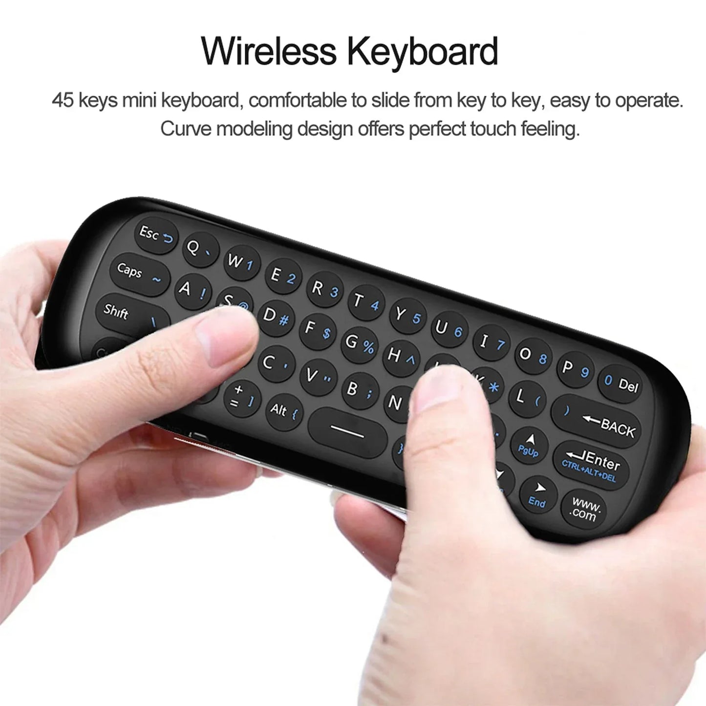 W1 Air Mouse Wireless Keyboard Remote Control 2.4G IR Learning 6-Axis gyroscope Motion Sense for Smart TV Android TV Box PC