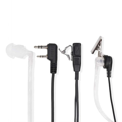 2 Pin PTT MIC Headset Covert Acoustic Tube In-ear Earpiece For Kenwood TYT Baofeng UV-5R BF-888S CB Two Way Radio Accessories