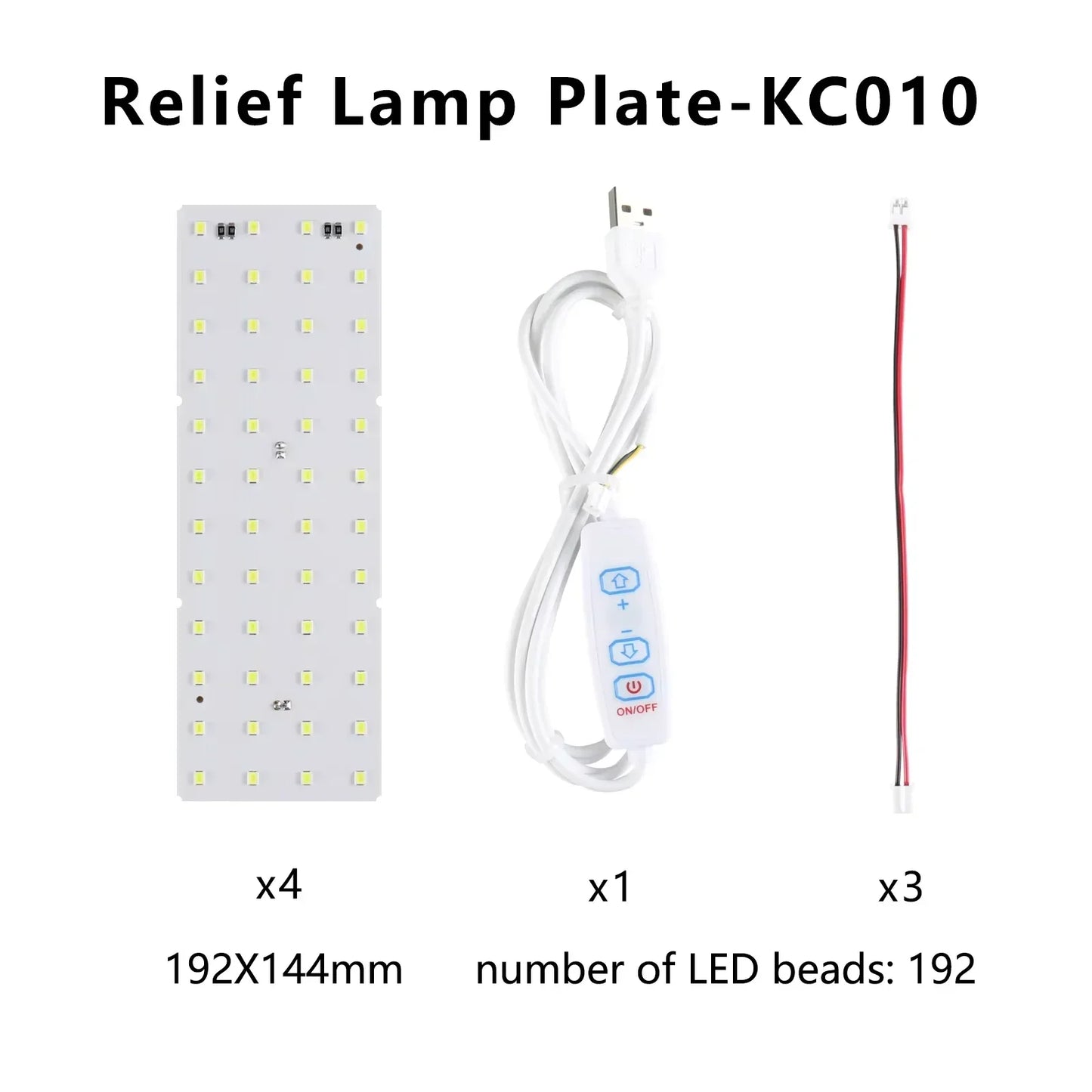 KC009 KC010 LED Lithophane CMYK PLA Filament 3D Printer Filament for 3d Lithophane photo frame Back Light Plate for bambu