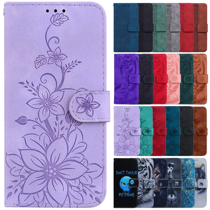 For Xiaomi Redmi 13 Case Solid Color Leather Flip Phone Case for Xaomi Redmi 13 Cover Redmi13 13C 5G Wallet Card Slots Etui