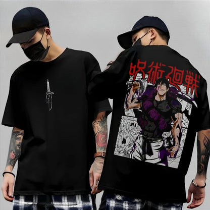 Anime Gojo Satoru Jujutsu Kaisen Printed T-shirt Men's and Women's T-shirt Men's Top Sports T-shirt Men's T-shirt Summer Tee New