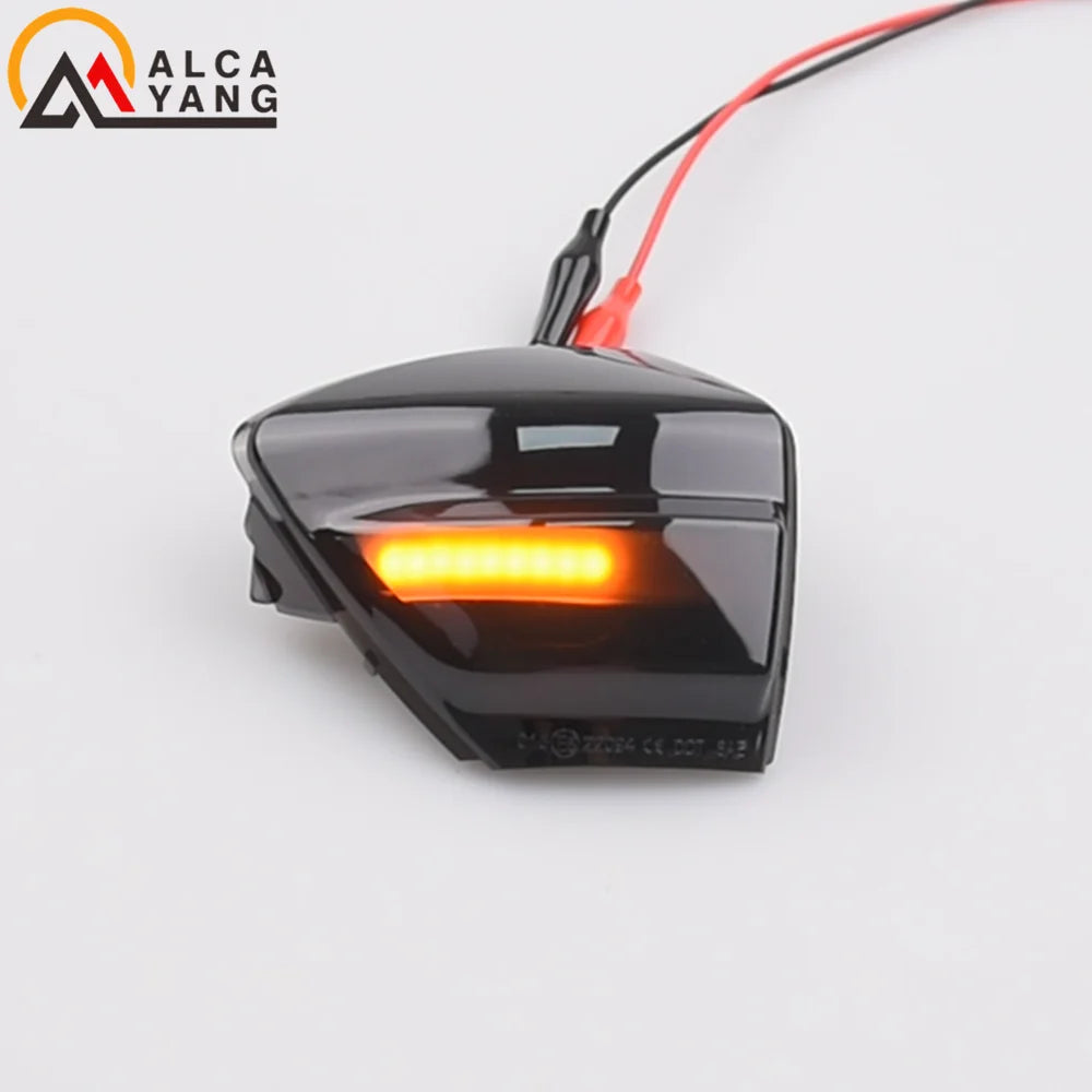 Car Dynamic Turn Signal Light For Ford S-Max 07-14 Kuga C394 08-12 C-Max 11-19 LED Mirror Repeater Sequential Indicator Blinker