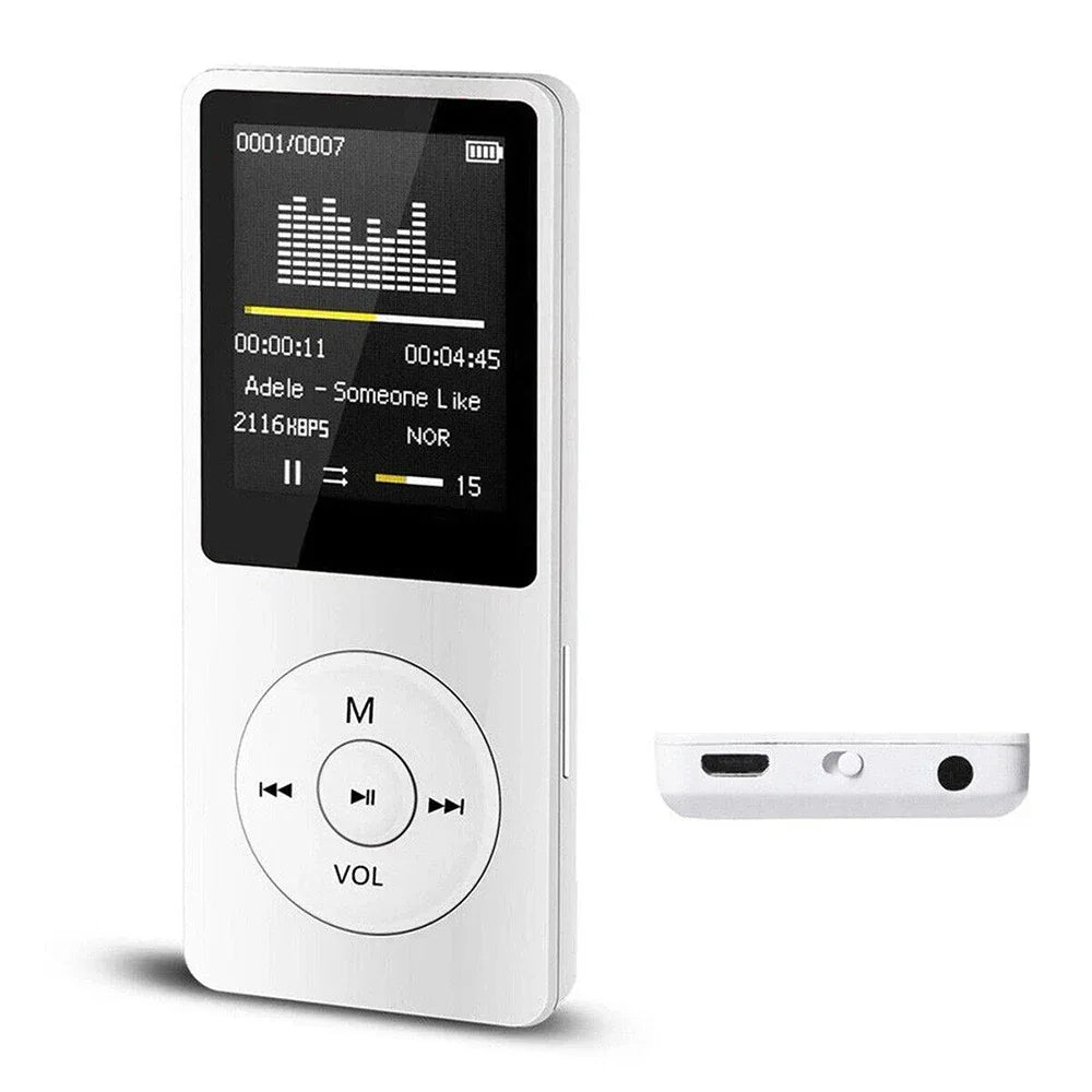 MP3 Player Outdoor Sports Fitness Mini Mp4/mp3 Support Bluetooth Lossless Hifi Music Player FM Radio Recorder Sport 128GB