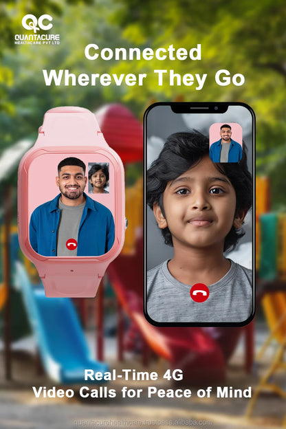 2025 QC K15 LT36 Kids 4G Smartwatch SOS Call Video Chat IP67 Waterproof LBS WiFi Tracker Remote Monitor RTOS 400mAh Smart Watch