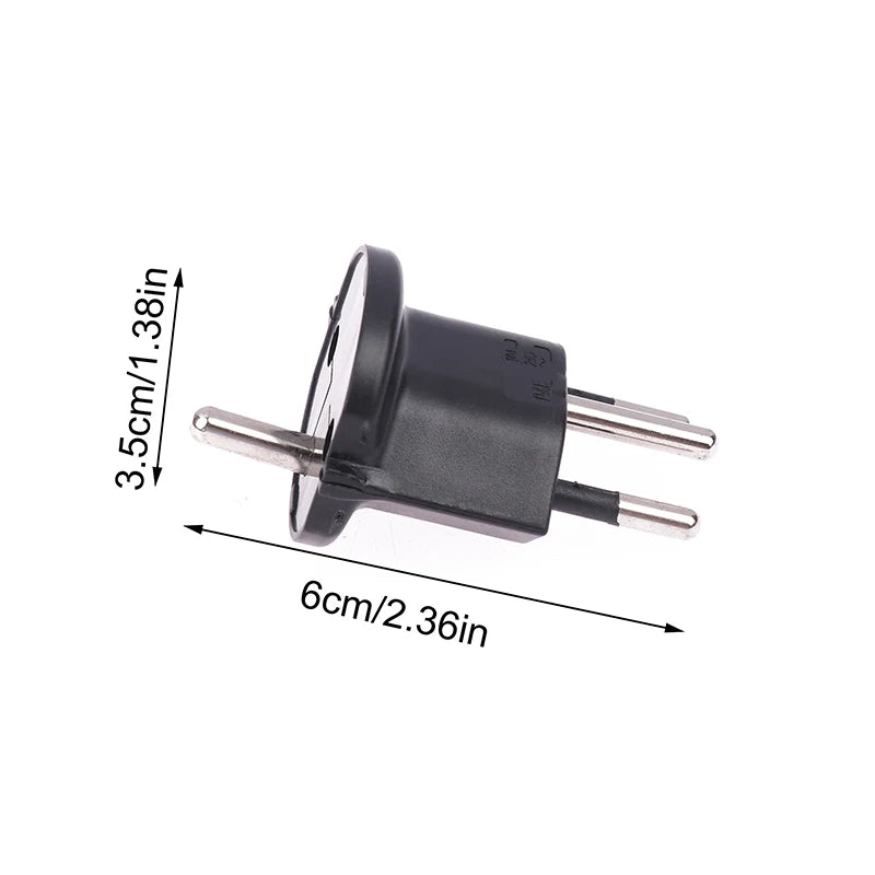 1PC Plug Travel Adapter Europe German TO Swiss Plugs 10A 250V Power Plug EU To Switzerland Electrical Plug Adapter