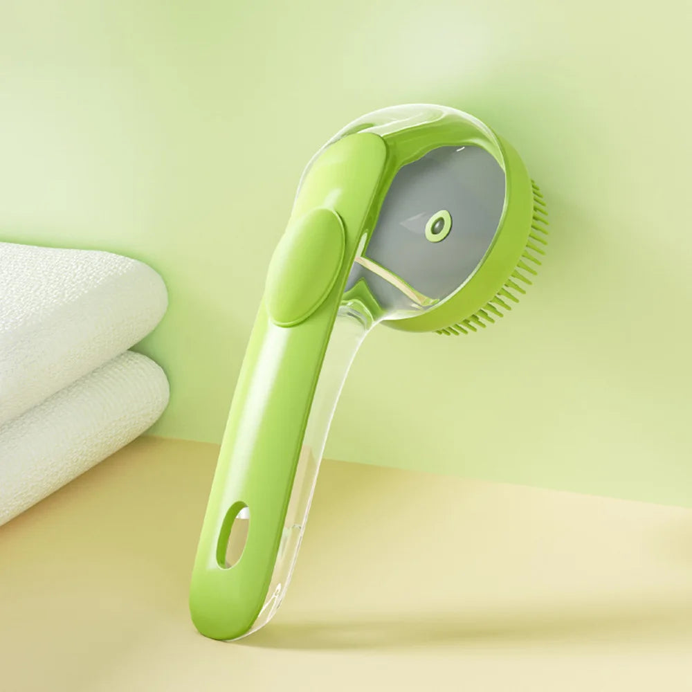 Pet Bath Brush for Small Dogs & Cats: Specialized Dog Washing Tool, Massage Scrub Brush - Pet Bathing Essential for