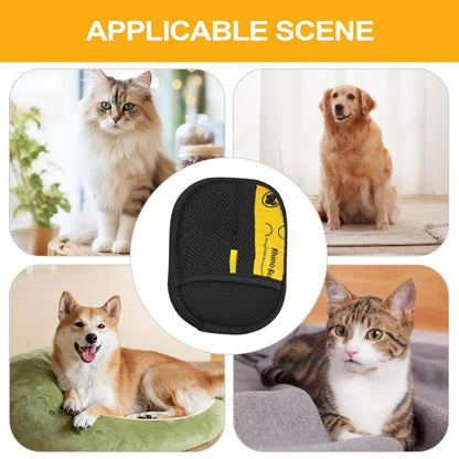 Pet Electrostatic Hair Removal Gloves Dog Cat Hair Removal Brush Gloves Hair Adhesive Gloves Carpet Clothing Hair Cleaning Brush