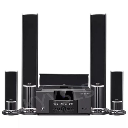 KYYSLB 5.1 Home Theater Sound System Audio Set Living Room Home Amplifier Speakers Audio 3d Surround TV K Song Speaker