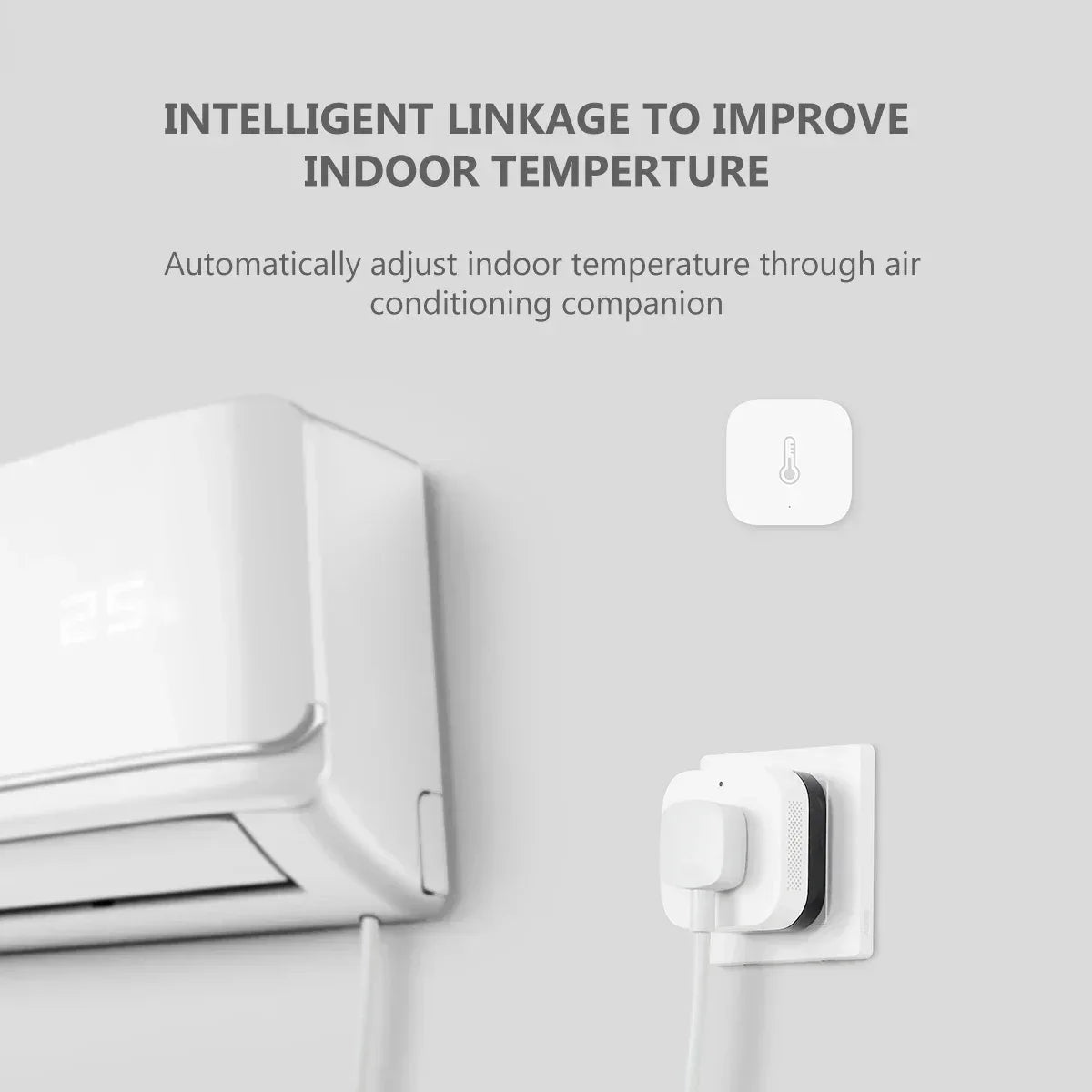 Aqara Temperature Sensor Zigbee Smart Air Quality Pressure Temperature Humidity Sensor Matter Smart Home for Apple Homekit APP