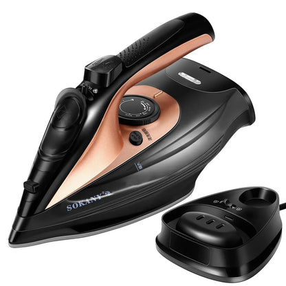 Handheld Electric Iron Cordless Steam Ironing Machine Wireless with Base Electric Iron