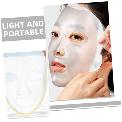 3D Silicone Face Mask Cover Reusable Face Mask Holder for Sheet Masks Moisturizing Facial Mask Cover Prevent Evaporation Beauty