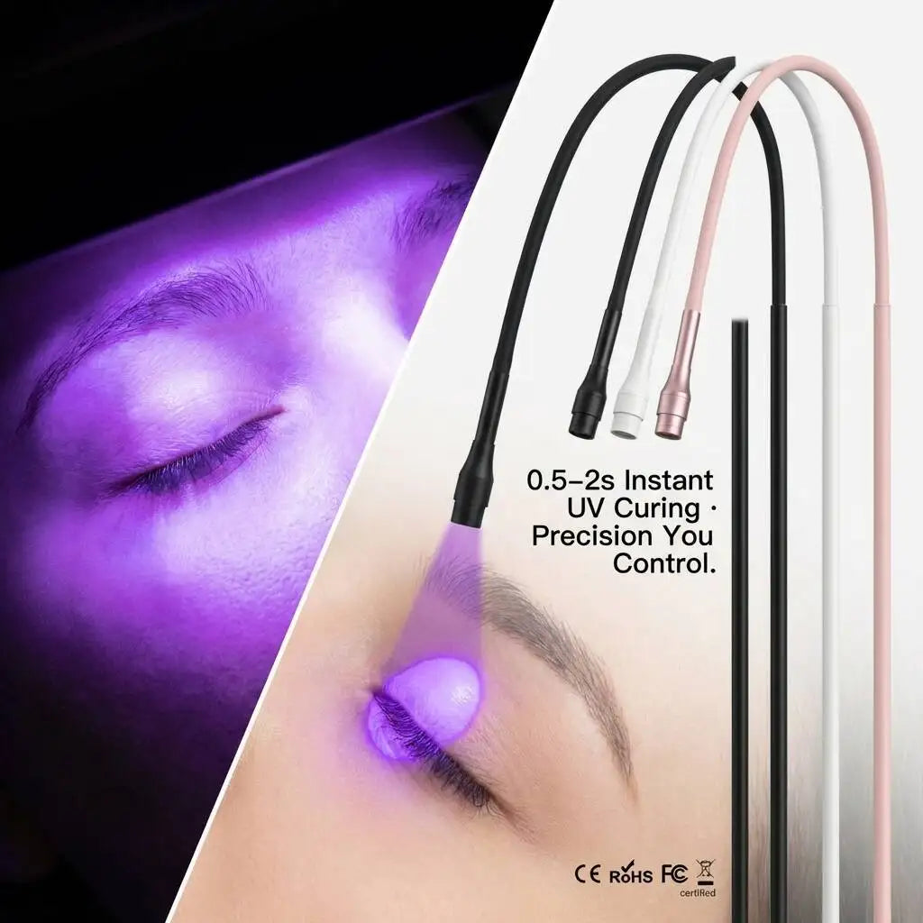 10W UV Lash Lamp Floor with Foot Switch False Eyelash Extension Nail Dryer Grafting Glue Fast Curing Light
