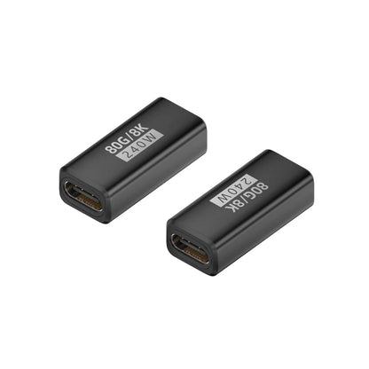 PD240W 80Gbps USB C Adapter Type C Female to Male Adapter Extender 8K@60Hz Fast Charging Converter for iPhone Xiaomi Macbook