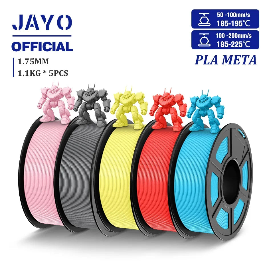 JAYO PLA/PLA META/PETG/SILK/PLA+/Wood/ ABS/Marble 3D Printer Filament 1.75mm 5KG 3D Printing Materials for 3D Printer&3D Pen