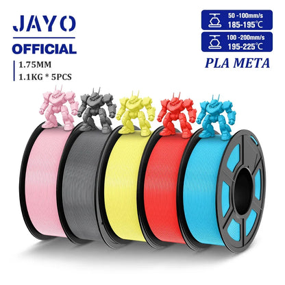 JAYO PLA/PLA META/PETG/SILK/PLA+/Wood/ ABS/Marble 3D Printer Filament 1.75mm 5KG 3D Printing Materials for 3D Printer&3D Pen