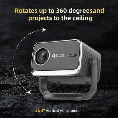 WZATCO P20 PLUS Android 13.0 Smart WiFi 6G 4K Full HD 1080P LCD LED Projector Auto Focus Video Home theater Proyectors with RJ45
