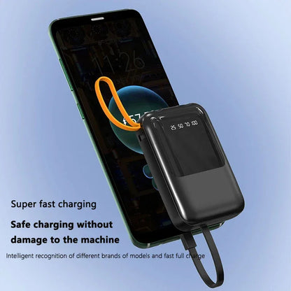 3*18650 Power Bank Fast Charging Powerbank Portable Battery Charger PowerBank For iPhone Xiaomi 4IN1 Mini Battery Storage Boxes