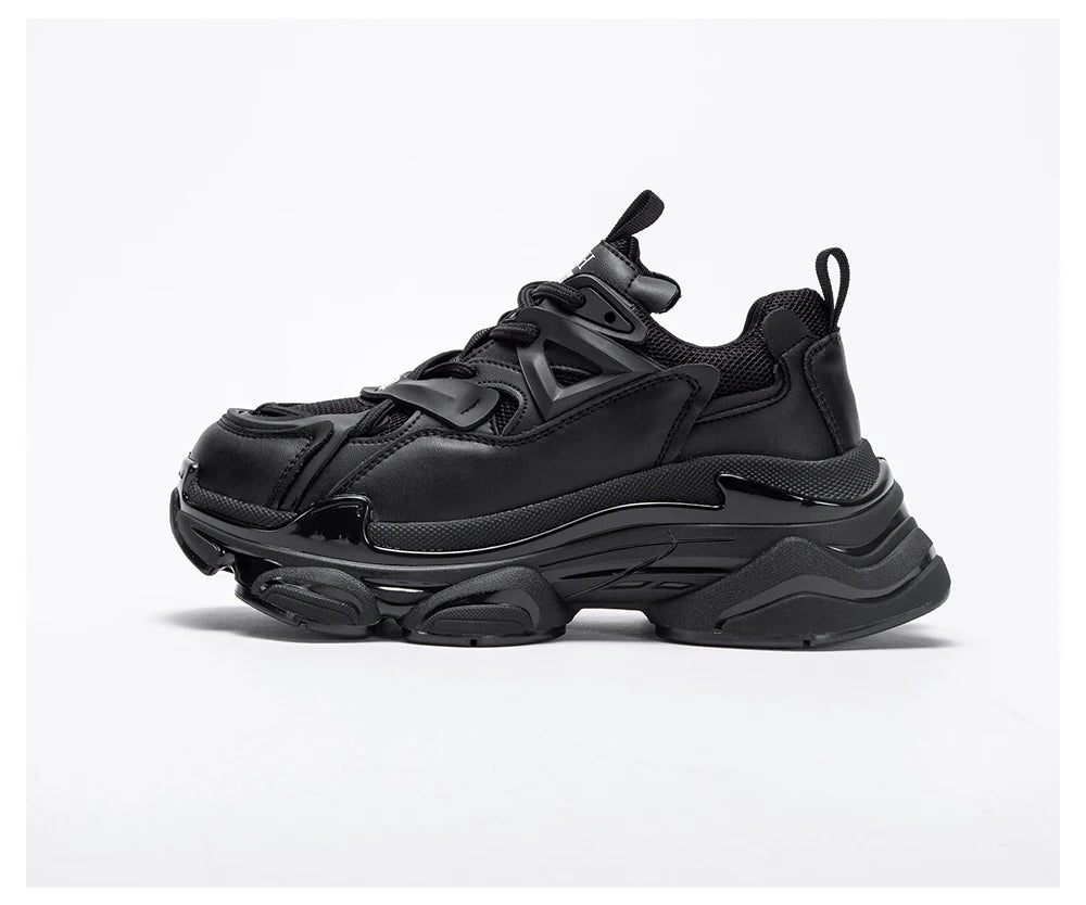 CH 2023 Women's Shoes Summer New Thick Sole Casual Sports Shoes Women's Lightweight Versatile Lace up Dad's Shoes