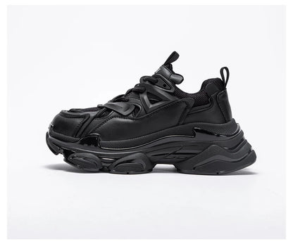 CH 2023 Women's Shoes Summer New Thick Sole Casual Sports Shoes Women's Lightweight Versatile Lace up Dad's Shoes