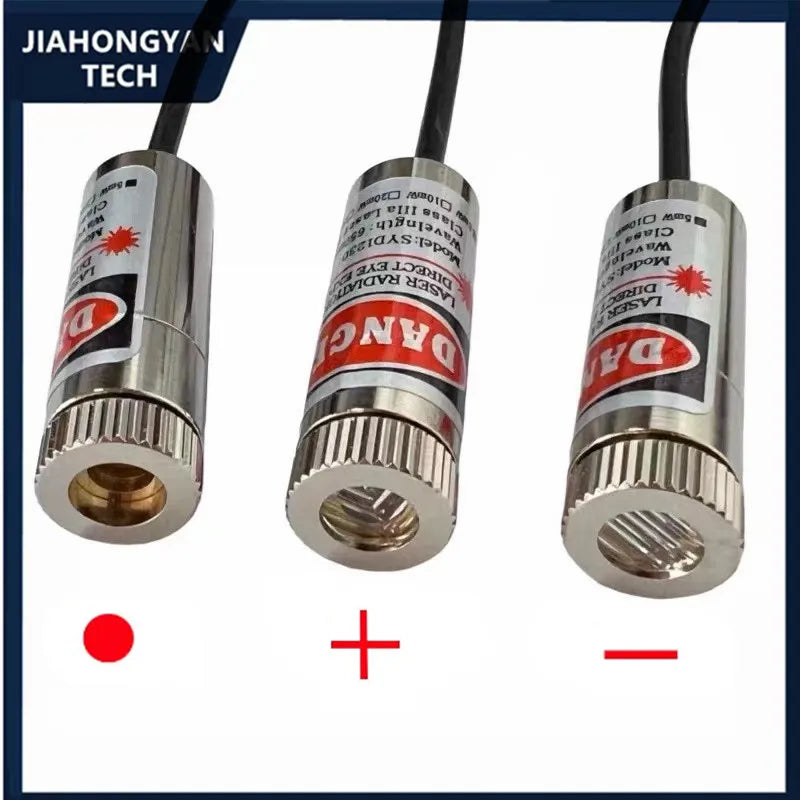 USB Line 650nm Dot Line Cross 12mm 5mw Adjustable focus red Diode Industrial Laser Module Positioning Copper Head