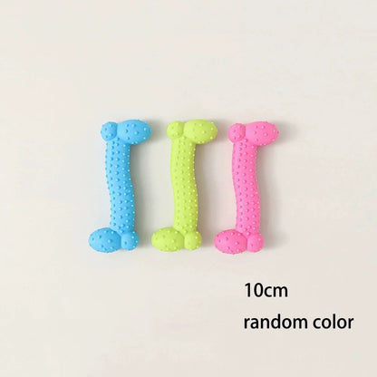 Pet Chew Toys Set Bone Pacifier Thorn Ring TPR Dog Molar Stick Teeth Cleaning Bite Resistant Puppy Teething Toy Boredom Relief