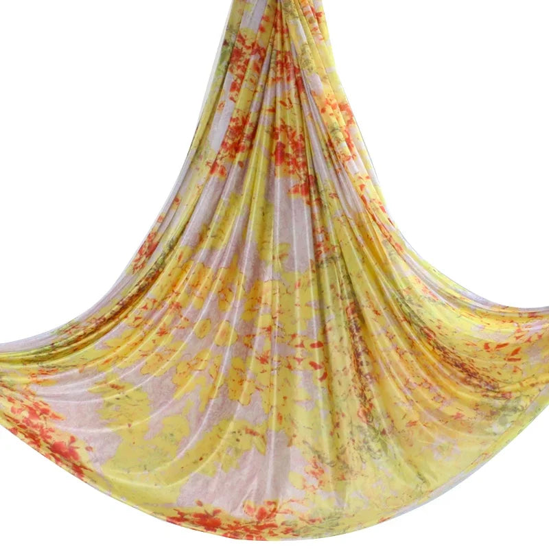 2024 New Aerial Yoga hammock Fabric Flying Pilates Yoga Swing Silk Aerial Anti-Gravity Traction Device Fitness Yoga Home Gym