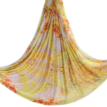 2024 New Aerial Yoga hammock Fabric Flying Pilates Yoga Swing Silk Aerial Anti-Gravity Traction Device Fitness Yoga Home Gym