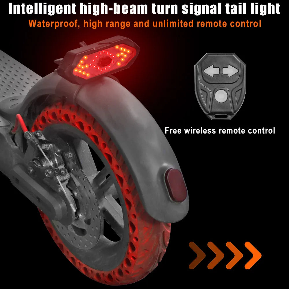 Turn Signal Lamp Modified USB Rechargable Smart Wireless For Xiaomi M365 1S pro Pro2 for MI3 Electric Scooter Flashing Light Par