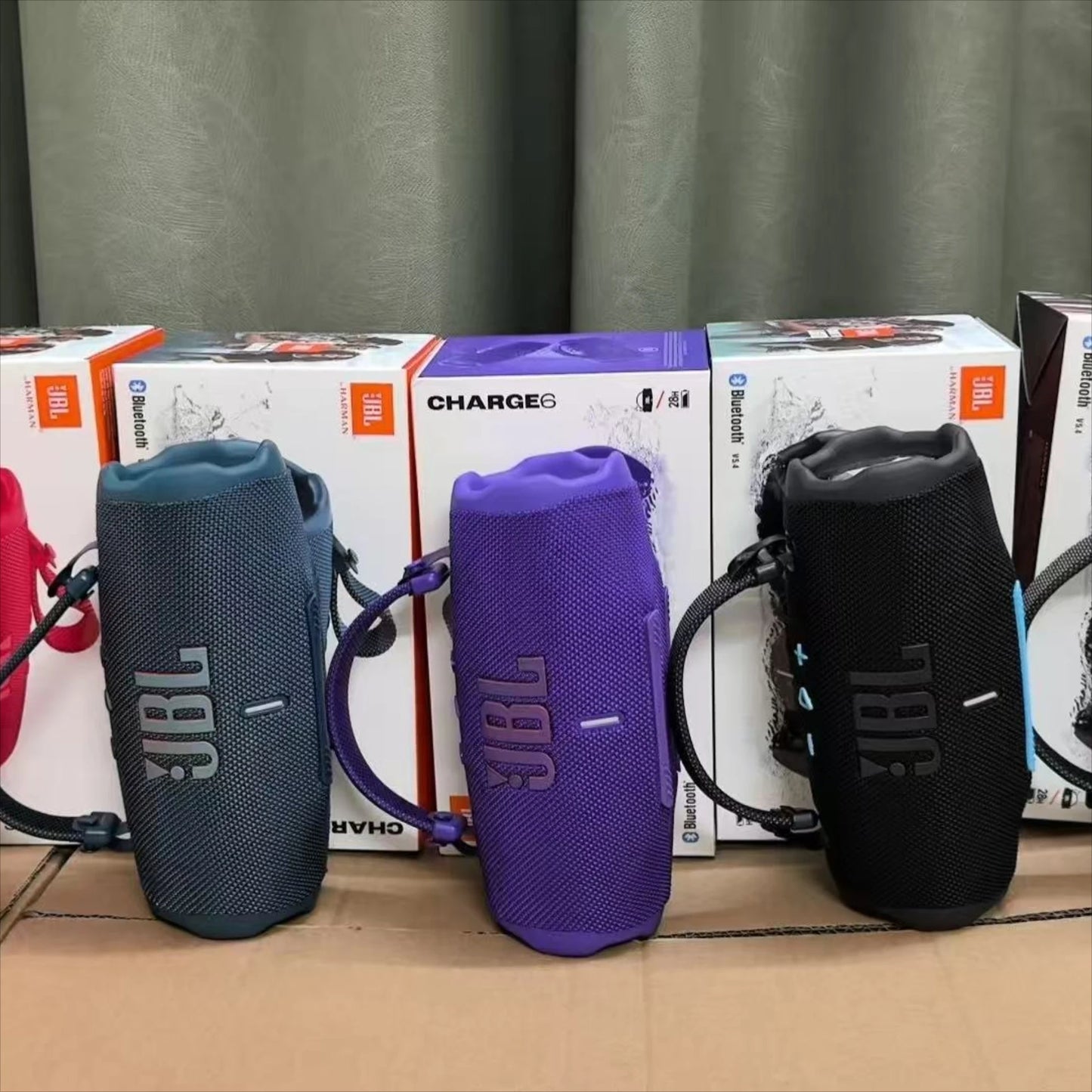 JBL Charge 6 Portable Bluetooth Speaker FLIP6 IPX7 Waterproof Outdoor Stereo Bass Music Track with Independent Tweeter
