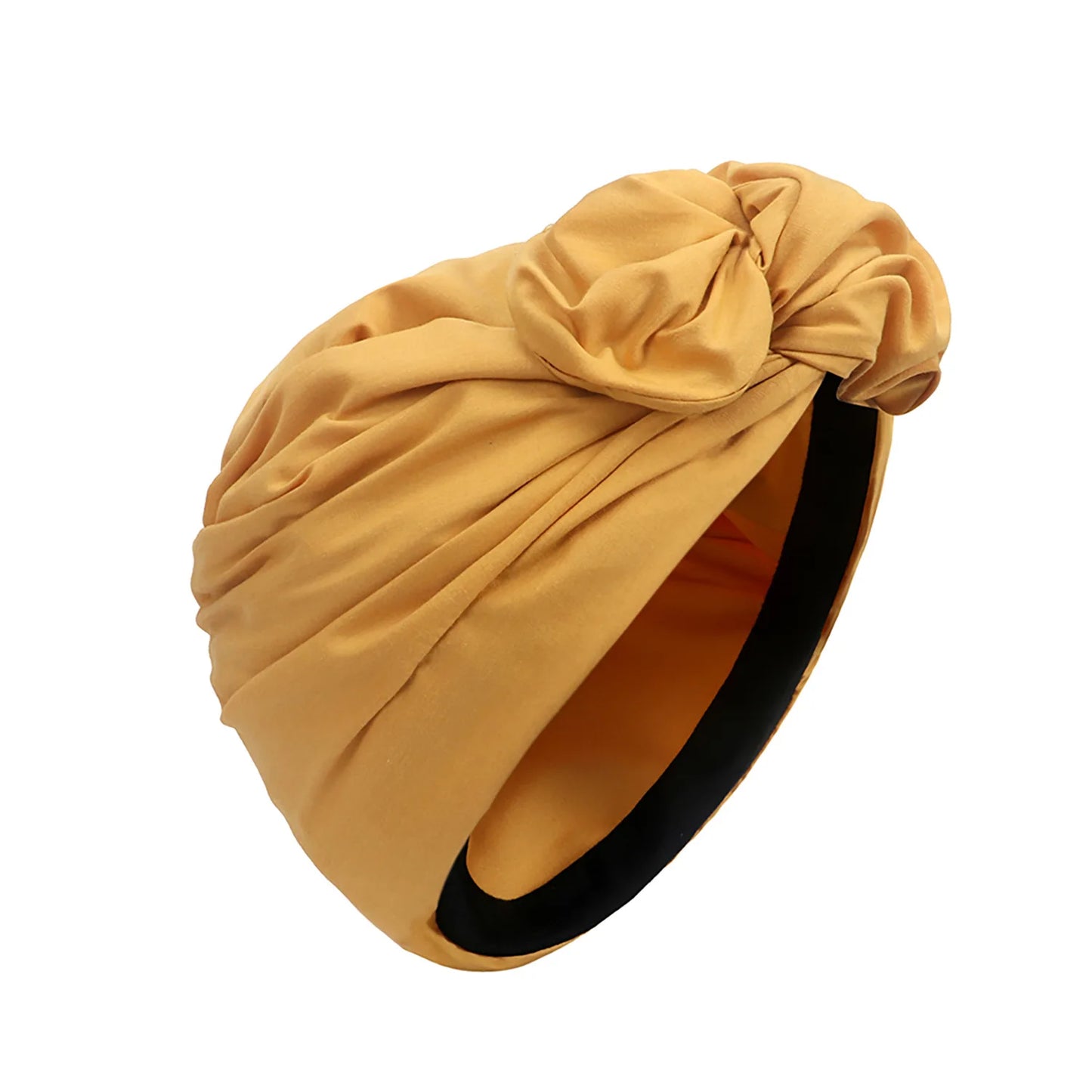 Woman Muslim Headscarf Cap Cotton Headband African Head Wraps Elegant Retro Turban for Ladies Beanies Caps Muslim Headpiece