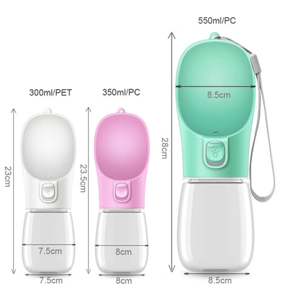 Portable Dog Water Bottle Pet Travel Water Drinker For Small Big Dogs Cat Outdoor Walking Puppy Drinking Bowl Chihuahua Supplies