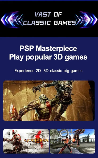 2025 X9 Pro Retro 4K 3D Game Stick TV HD Video Game Console 905X3 Chip 256G 42000 Games For PS1/PSP/SFC/N64 Dual 2.4G Controller