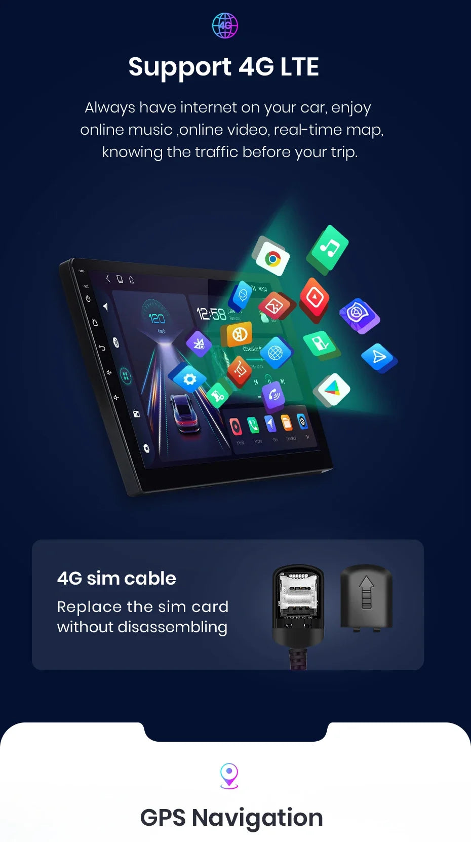 Junsun Android Wireless CarPlay Auto Car Radio For Hyundai Tucson 2 ix35 2009-2015 Car Intelligent Systems DSP SWC RDS GPS FM BT