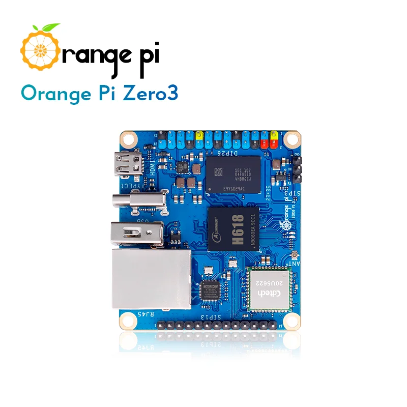 Orange Pi Zero3 1GB LPDDR4 RAM Allwinner H618 Developmetn Board SBC