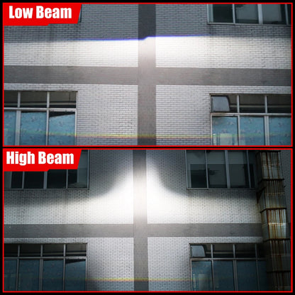 3.0 Inch Bi LED Projector Hella Lenses H4 H7 9005 9006 Car Headlight Bulbs Retrofit Kits Angel Eyes Halo Lights WHITE DRL 120W