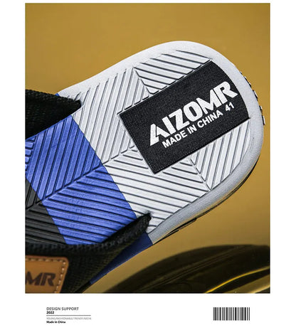 Men's Slippers, Summer Outer Wear Flip-Flops, Men's Non-Slip Flip-Flops, Deodorant Beach Sandals, Men's Style
