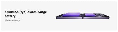 Global Version Xiaomi MIX Flip 67WHyperCharger 6.86" 12GB 512GB Leica 50MP Camera 120Hz Display Snapdragon 8 Gen 3 Smartphone