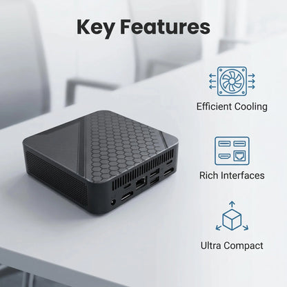 2026 Intel Core I9-8950HK Gaming Mini PC 16GB RAM 1TB/2TB SSD 4K WiFi6 BT5.2 Compact Mini Desktop Computer For Office Gaming