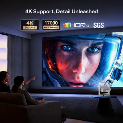 Fintex C9 Ultra Projector  4k Full HD 1080P HDR10 Proyector 700 ANSI Android TV9.0 ASA3.0 Auto Focus Portable Projectors