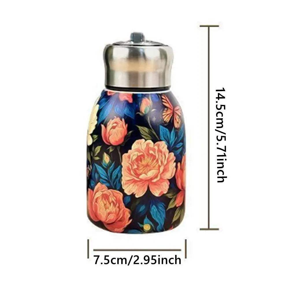Creative Gift 316 Stainless Steel Insulated Cup Leak Proof Portable Water Bottle 300ml Durable Coffee Mug Outdoor Hiking