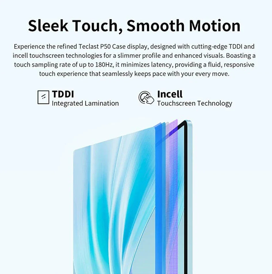 【New】Android 14 Teclast P50 Case Tablet 11" 90Hz Screen Unisoc T606 Octa-Core 4GB 128GB LPDDR4X Wifi BT5.0 7000mAh Battery