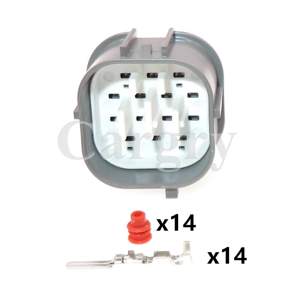 1 Set 14P 6181-0077 6189-0136 6918-0337 AC Assembly Automotive Electric Wire Connector Car Waterproof Socket