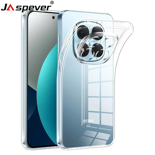 Ultra Thin Silicone Soft Case For Xiaomi Redmi Note 15 Pro Plus Pro+ 4G 5G Clear Transparent Shell Shockproof Slim TPU Cover by PDG ibma
