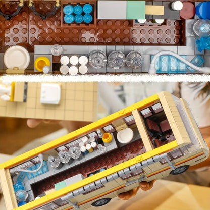 986pcs Breaking Bad Building Set Bus Toy Accessories Educational DIY RV Toy Birthday Party Favor For Boys Girls Christmas gift