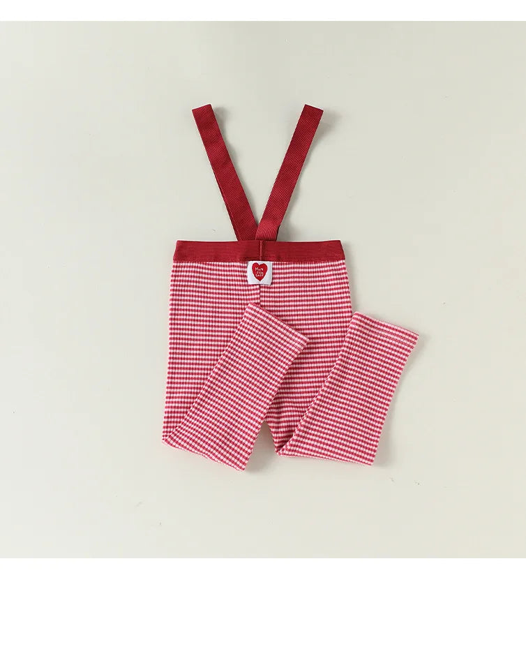 2026 Baby Boys Girls Pants Cotton High Waist Overalls PP Leggings